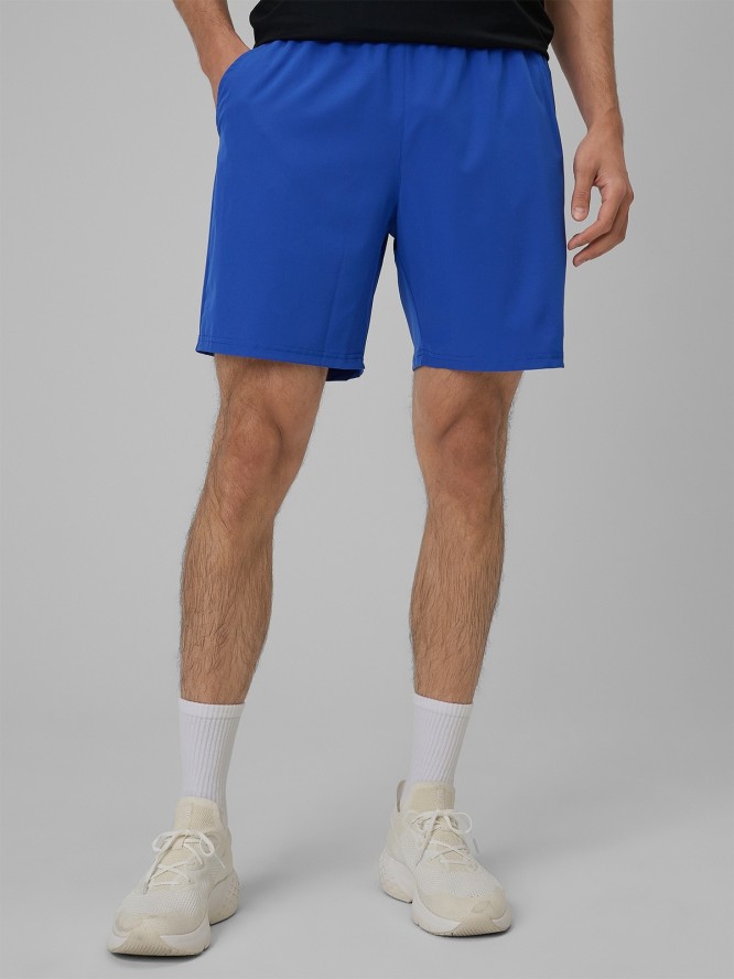 4F Spodenki treningowe szybkoschnące męskie - niebieskie XXL