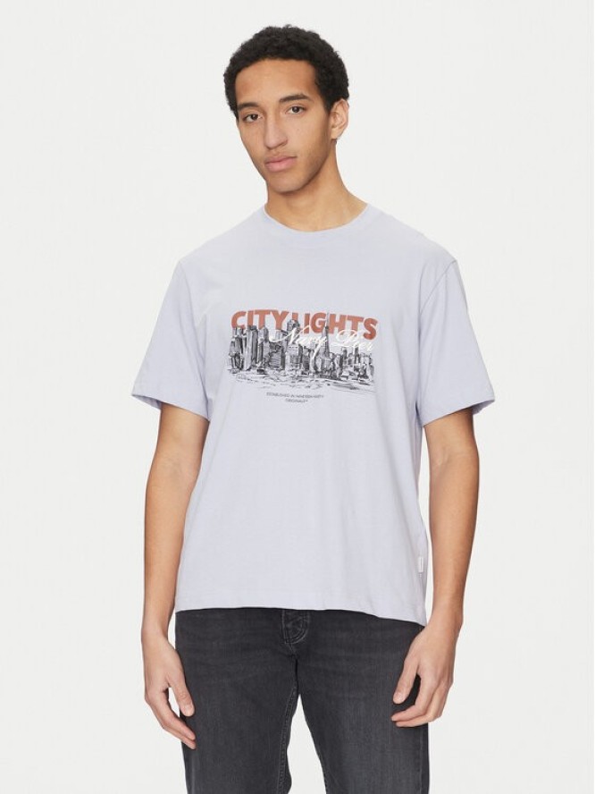 Jack & Jones T-Shirt Boston 12272981 Niebieski Relaxed Fit