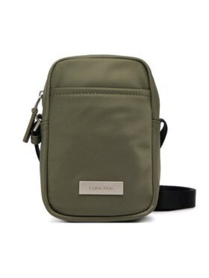 Calvin Klein Saszetka Sleek Slim Reporter LV04D3233G Zielony