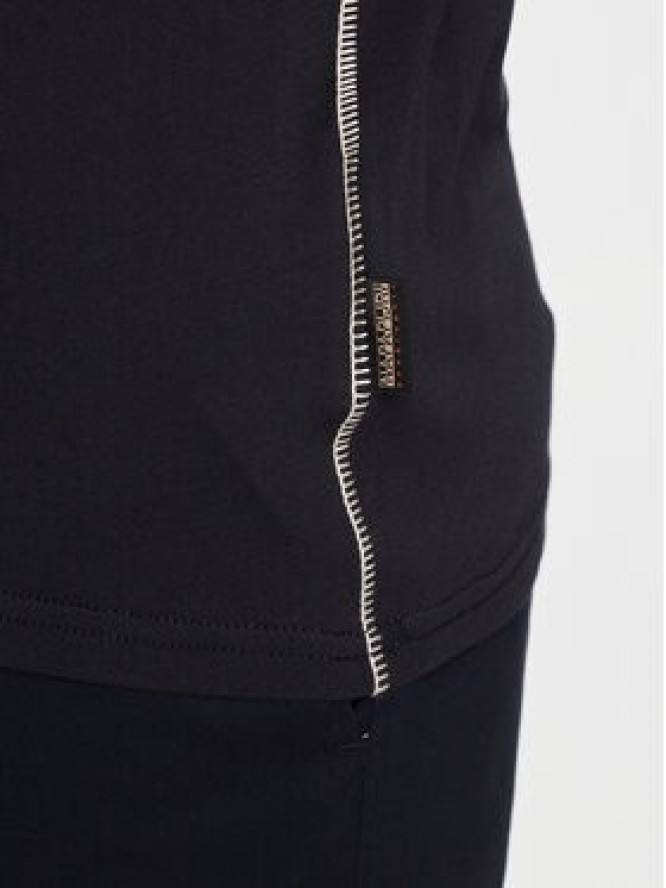 Napapijri T-Shirt S-Aylmer NP0A4HTO Czarny Regular Fit