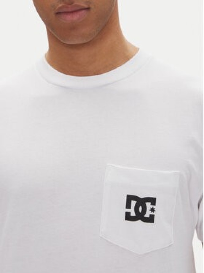 DC Shoes T-Shirt ADYZT05377 Biały Regular Fit