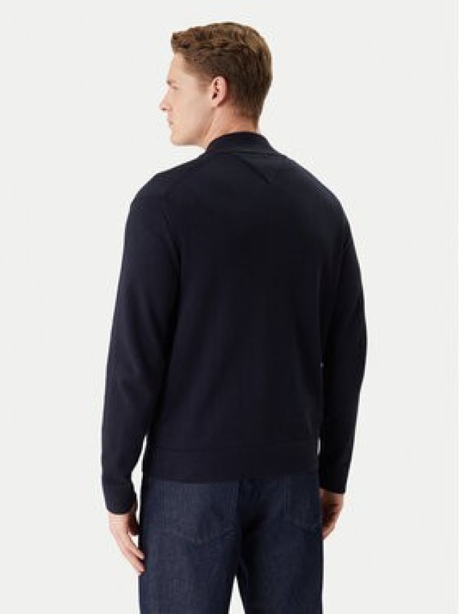 Tommy Hilfiger Kardigan MW0MW41543 Granatowy Regular Fit