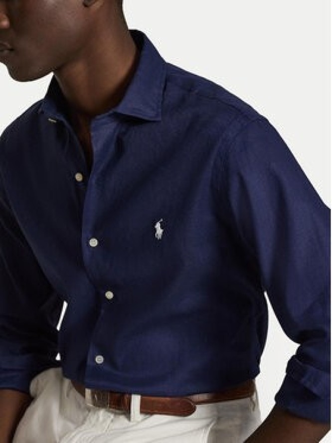 Polo Ralph Lauren Koszula 710B15596003 Granatowy Custom Fit
