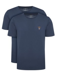 Aeronautica Militare Komplet t-shirtów AM1UTI001B Granatowy Regular Fit