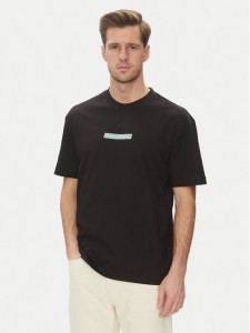 Calvin Klein Jeans T-Shirt Nyc 2025 J30J327524 Czarny Regular Fit