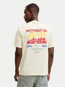 Jack & Jones T-Shirt Riviera 12295202 Żółty Regular Fit