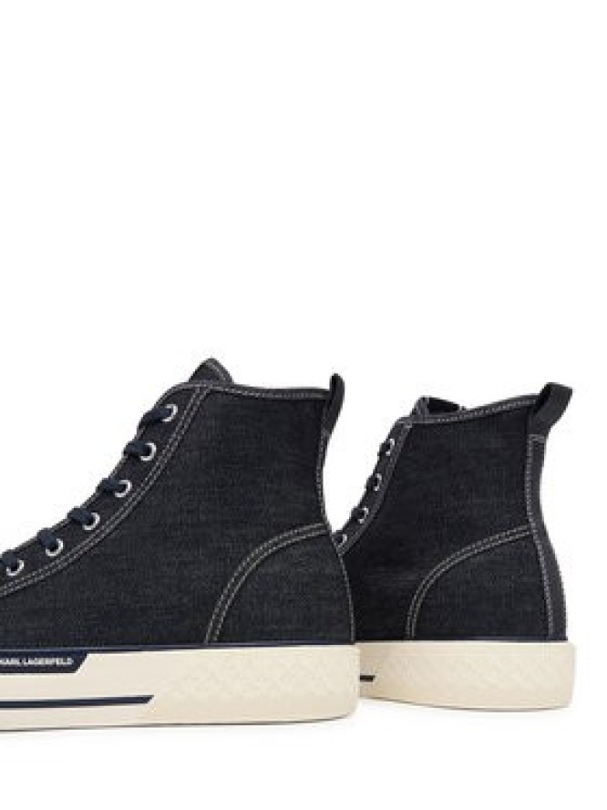 KARL LAGERFELD Trampki KL50455D Granatowy
