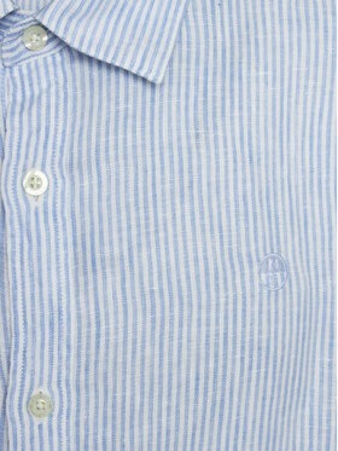 North Sails Koszula 664317 Niebieski Regular Fit