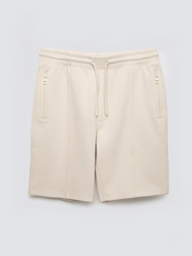 Szorty męskie dresowe kremowe Wladorsh 103/ Wlador 103