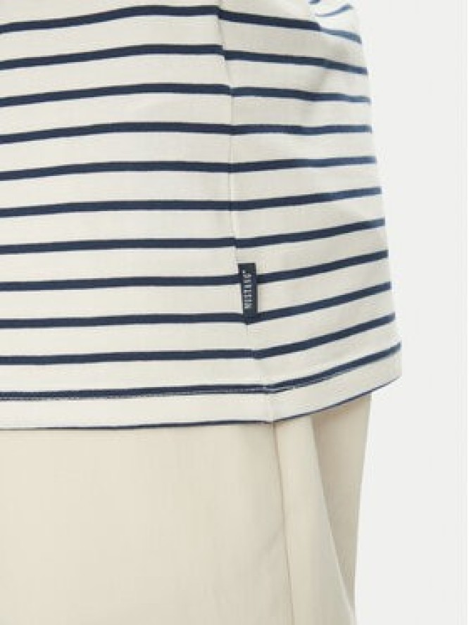 Mustang T-Shirt Allen 1016496 Granatowy Regular Fit