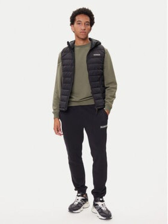 Napapijri Bezrękawnik A-Gesar V NP0A88U4 Czarny Regular Fit