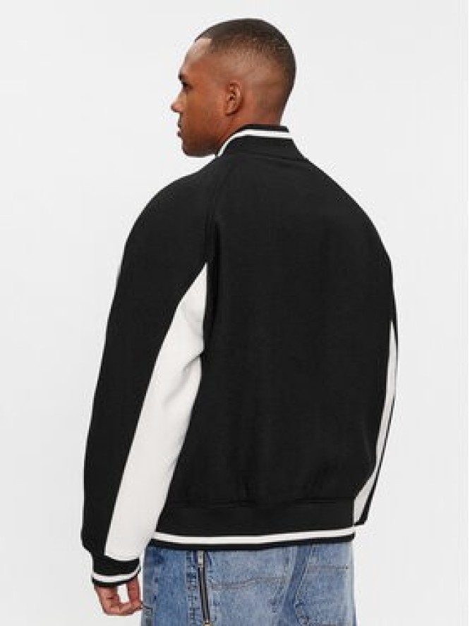 Tommy Jeans Kurtka bomber Tjm Wool Varsity Bomber DM0DM17884 Czarny Regular Fit