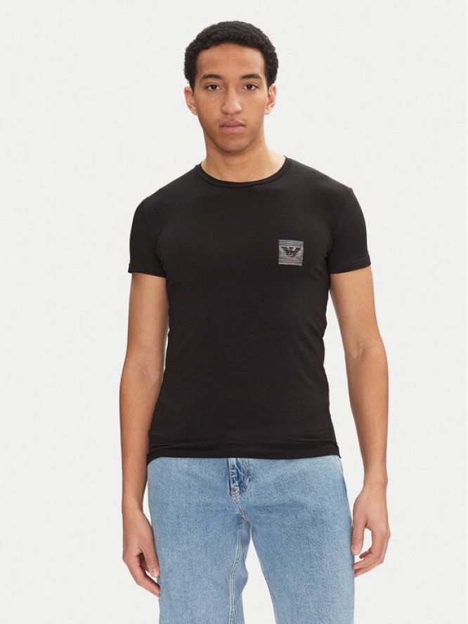 Emporio Armani Underwear T-Shirt EM000375 AF10798 UC001 Czarny Slim Fit