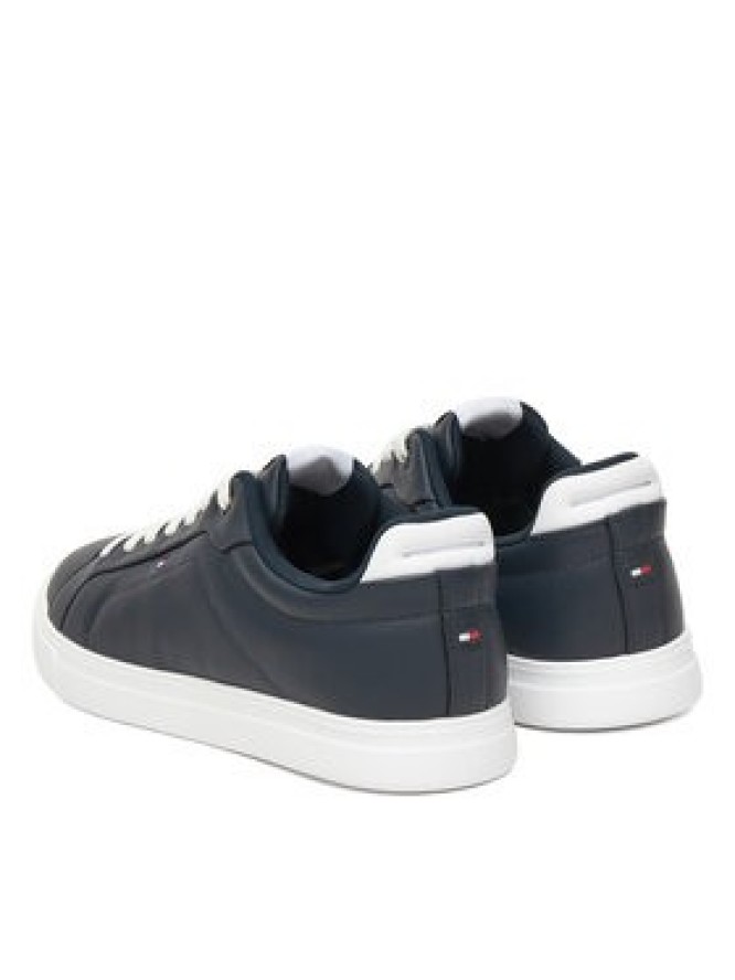 Tommy Hilfiger Sneakersy Icon Court Light Ess FM0FM05678 Granatowy