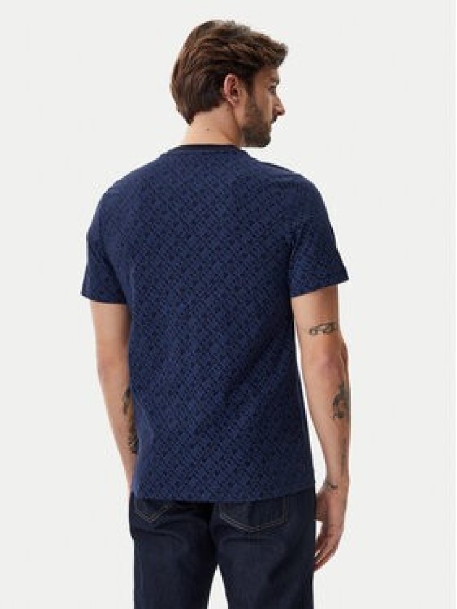 Tommy Hilfiger T-Shirt Monogram MW0MW39251 Granatowy Regular Fit