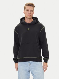 adidas Bluza Distressed Graphic JY2730 Czarny Loose Fit