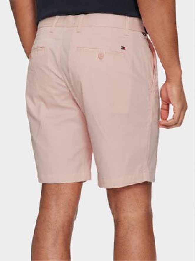 Tommy Hilfiger Szorty materiałowe Brooklyn MW0MW23563 Różowy Regular Fit