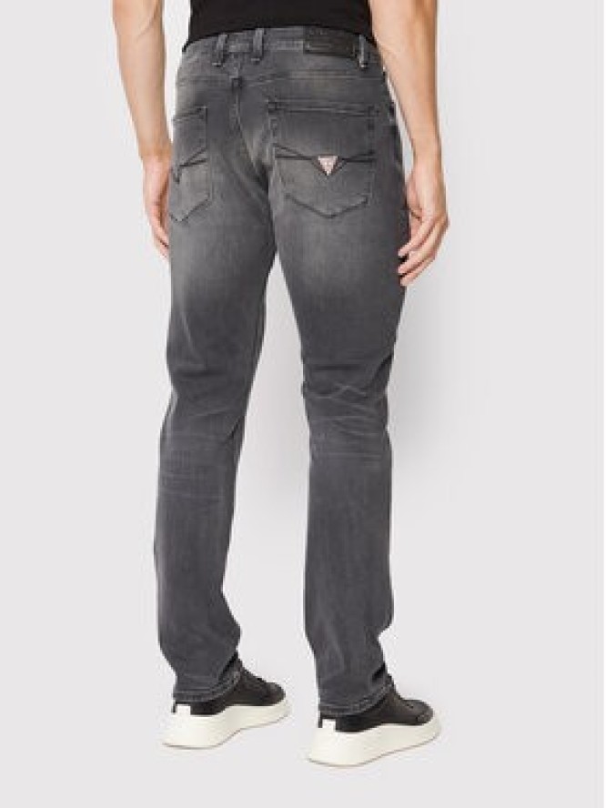 Guess Sweter Angeles M2YAN2 D4Q52 Szary Slim Fit