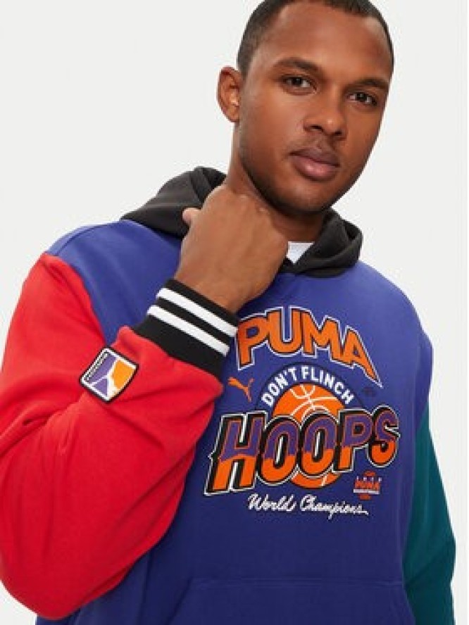Puma Bluza Bandwagon 627216 Kolorowy Relaxed Fit