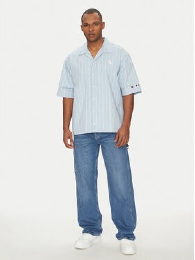 Champion Koszula 221041 Granatowy Regular Fit