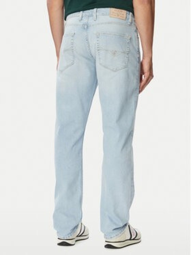 Guess Jeansy Angels M6YAN2 D1484 Niebieski jasny Slim Fit