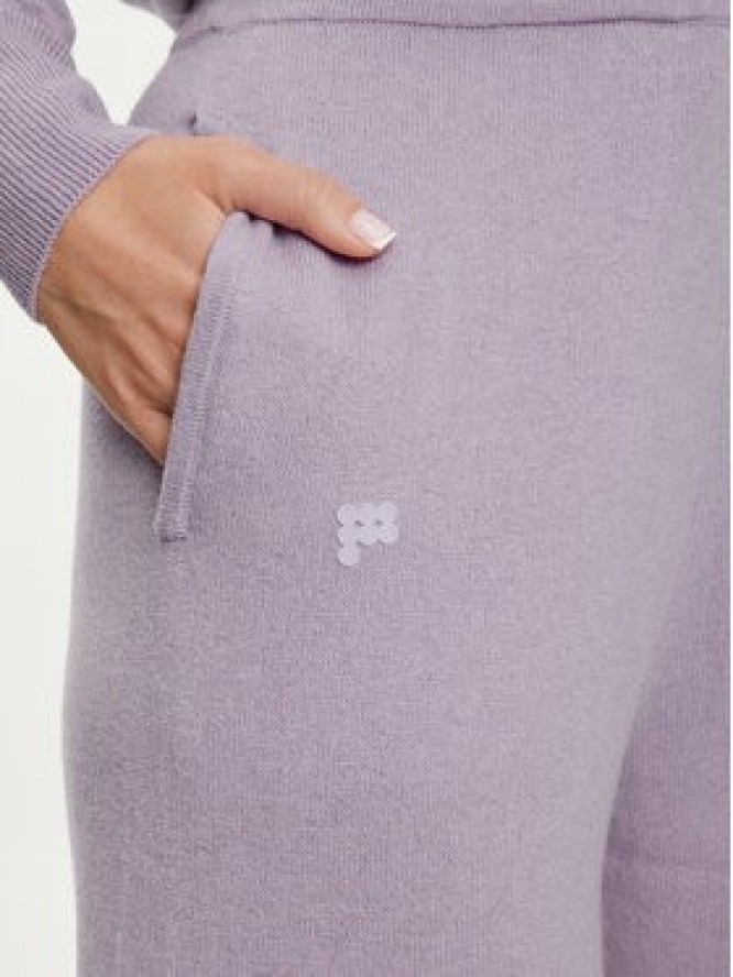 Pangaia Spodnie dresowe Archive Recycled Cashmere Fioletowy Loose Fit