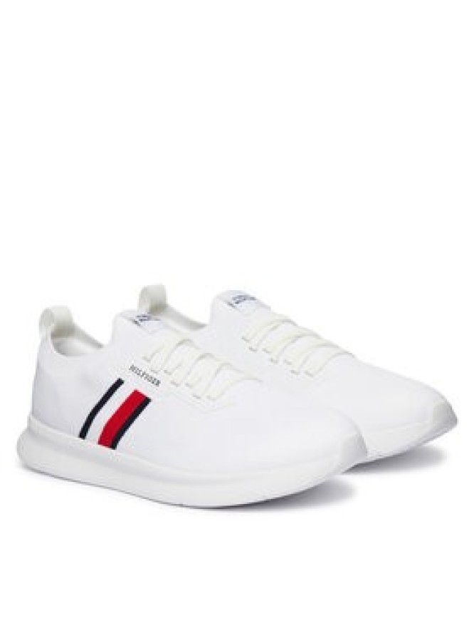 Tommy Hilfiger Sneakersy Lightweight Knitted Runner FM0FM05756 Biały