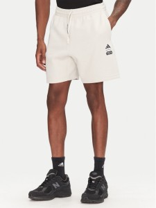 adidas Szorty sportowe Star Wars The Mandalorian™ JI5721 Beżowy Regular Fit