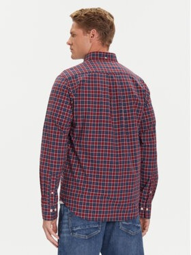 Gant Koszula 3250213 Bordowy Regular Fit