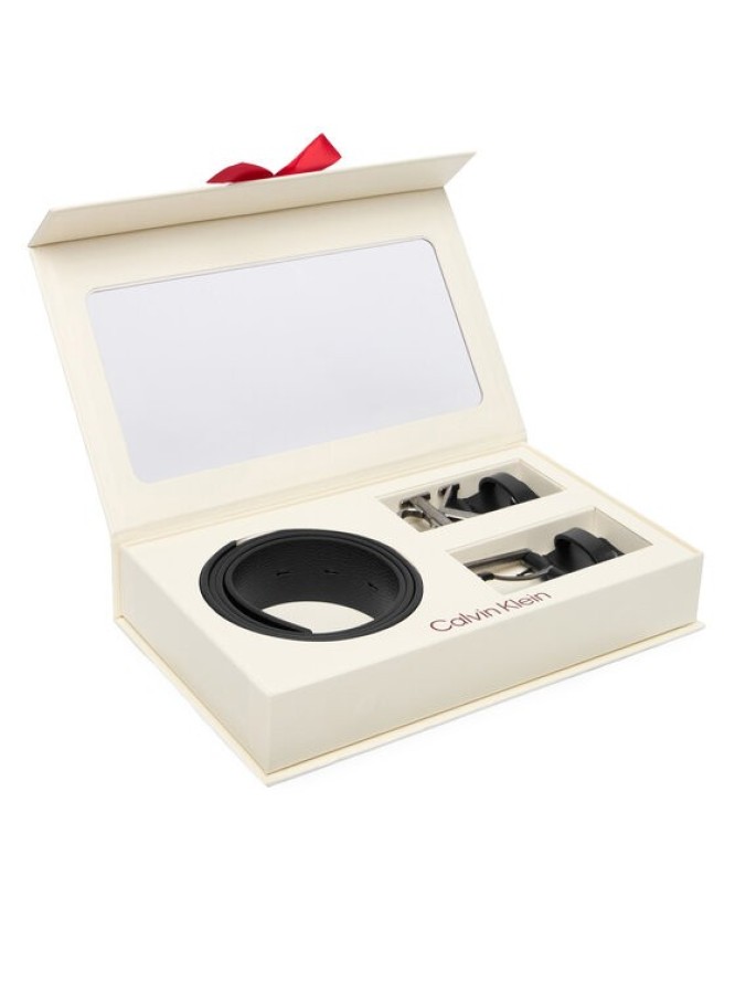 Calvin Klein Pasek Męski Belt Gift Set LV04D0009G Czarny