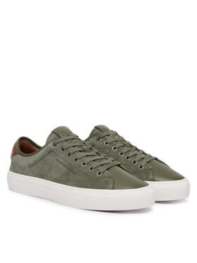 Tommy Hilfiger Sneakersy Dress Casual Mix FM0FM05993 Khaki