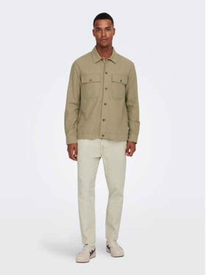 Only & Sons Spodnie materiałowe 22024966 Szary Tapered Fit