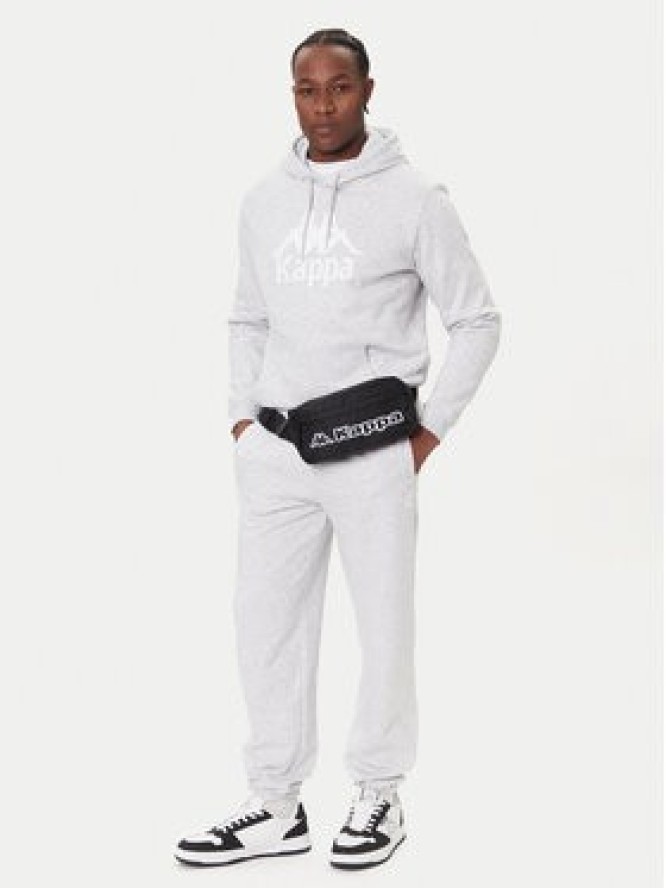 Kappa Spodnie dresowe Authentic 321N5FW Szary Regular Fit
