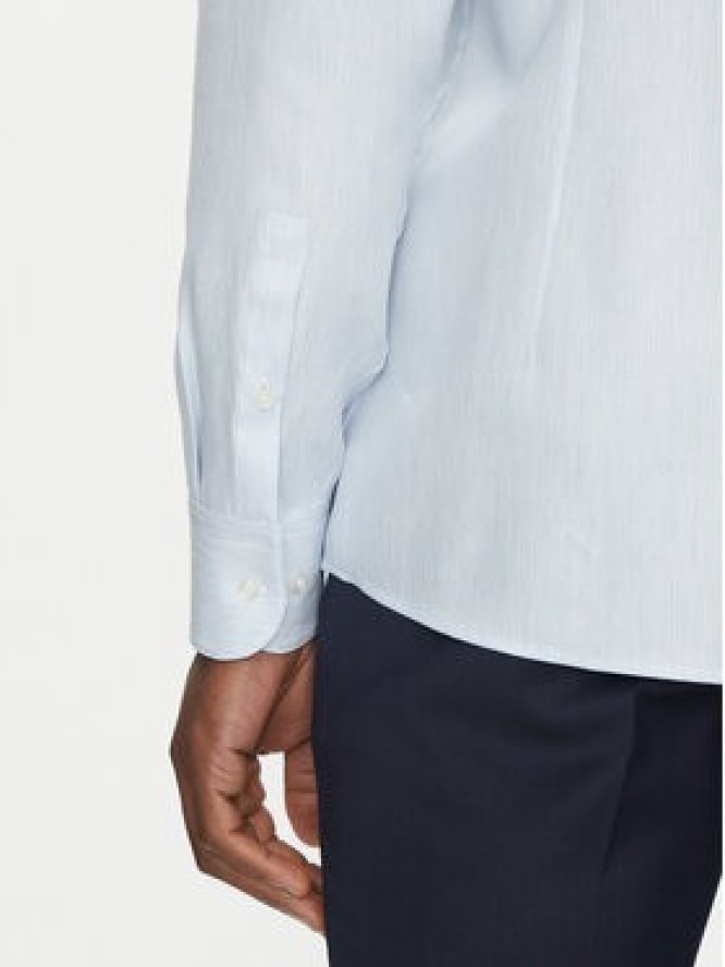 BOSS Koszula H-HANK-standup-214 50539233 Błękitny Slim Fit