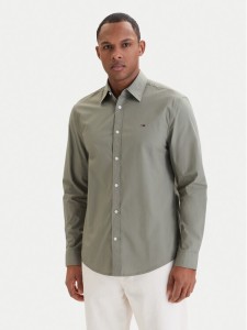 Tommy Jeans Koszula DM0DM22026 Zielony Regular Fit