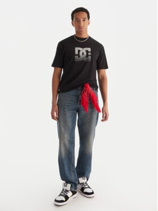 DC Shoes T-Shirt Star Reflective EDYZT04346 Czarny Regular Fit