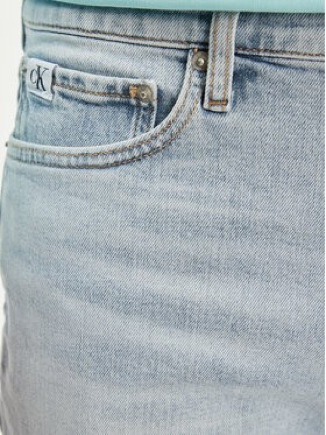 Calvin Klein Jeans Szorty jeansowe J30J324871 Niebieski Slim Fit