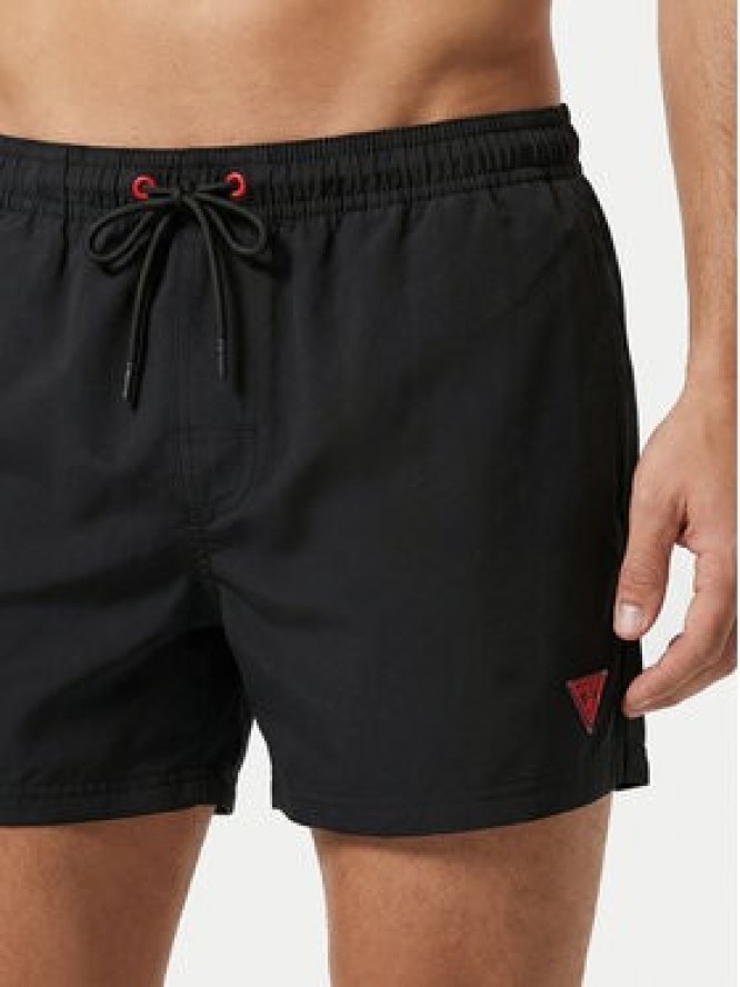 Guess Szorty kąpielowe F6GT25 WG282 SHORT Czarny Regular Fit