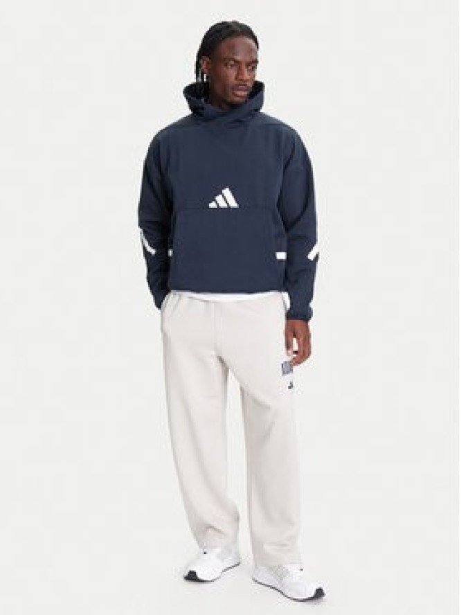 adidas Bluza Z.N.E. JW4729 Granatowy Loose Fit