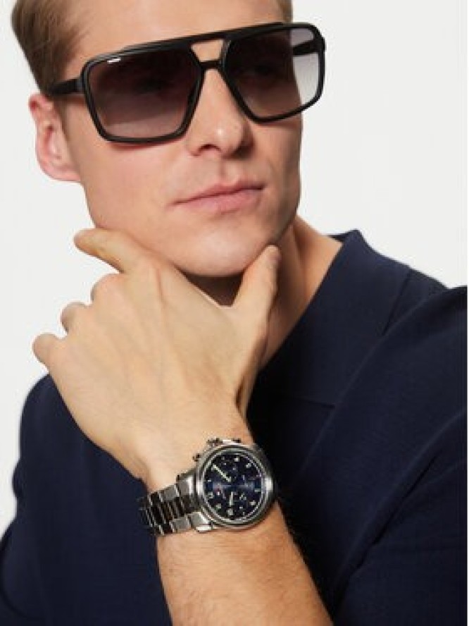 Tommy Hilfiger Zegarek Wesley 1710626 Srebrny