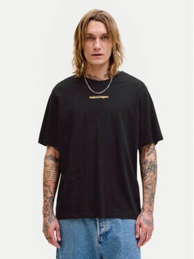 Jack & Jones T-Shirt City Photoprint 12288353 Czarny Regular Fit