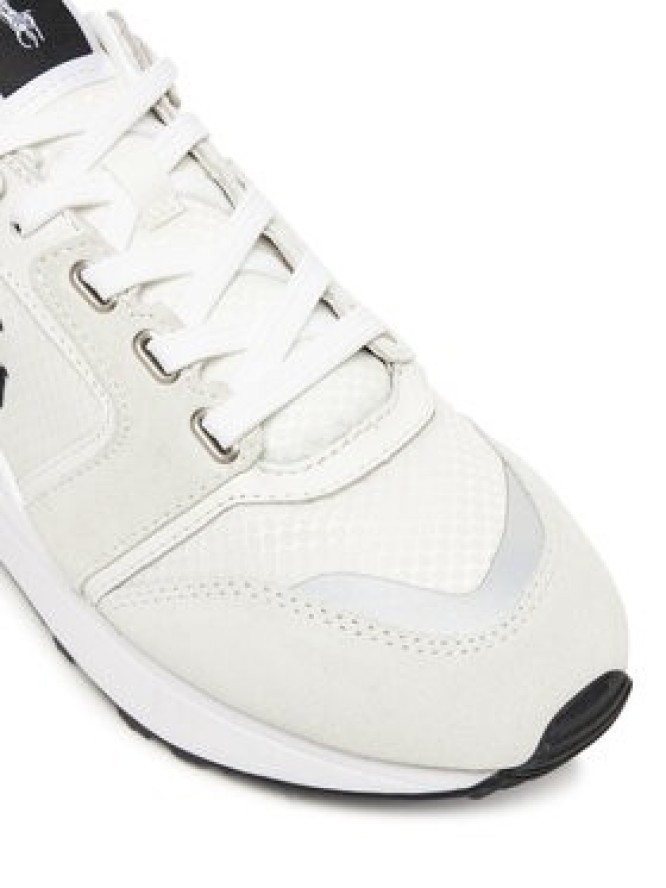 Polo Ralph Lauren Sneakersy Train 89 V2 Suede-Paneled Sneaker 809973974001 Biały