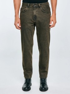 Jeansy męskie z kolekcji Authentic brązowe Ates 888