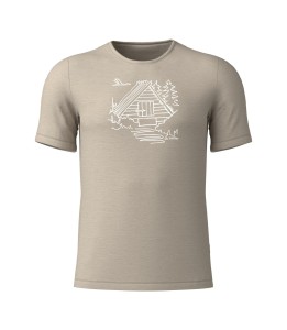 M PRINTSHIRT COTTAGE MERINO-TENCEL(TM)