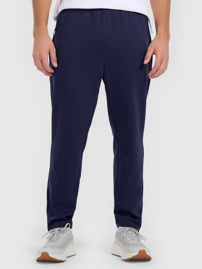 4F Spodnie dresowe męskie - granatowe XXL