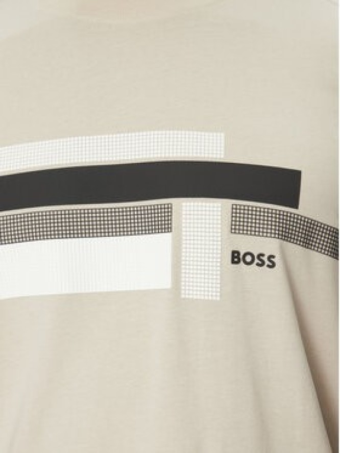 BOSS T-Shirt Glamping 50538923 Beżowy Relaxed Fit