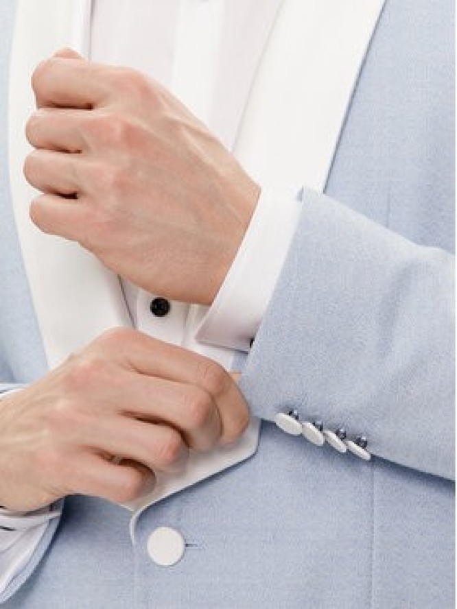 Hugo Marynarka Henry242E1X 50513750 Błękitny Slim Fit