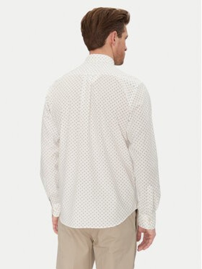 Gant Koszula 3250056 Biały Regular Fit