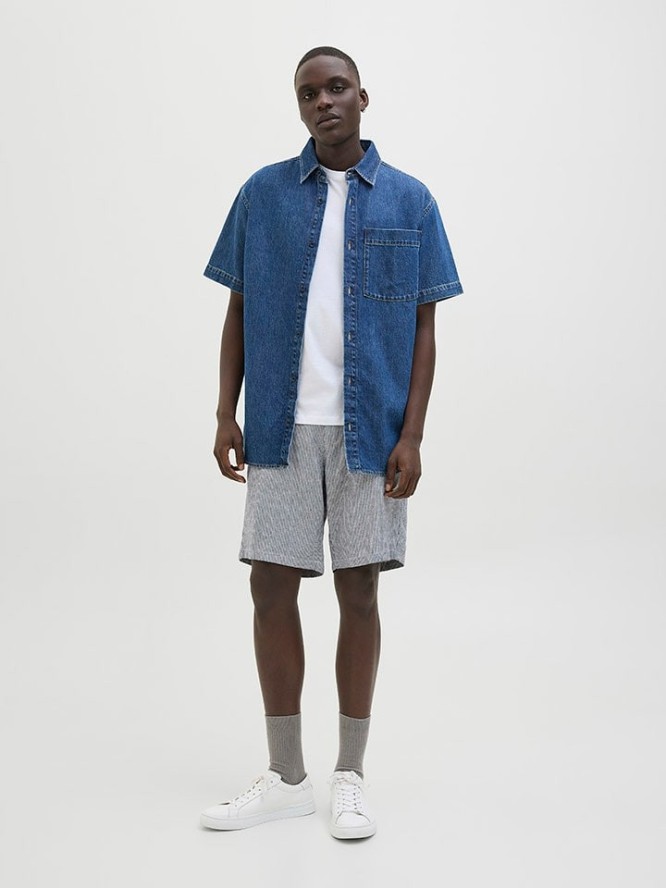 Jack & Jones Szorty w kolorze szarym rozmiar: M