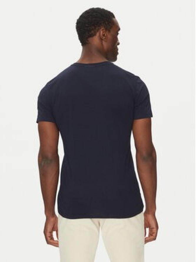 Lacoste T-Shirt TH6710 Granatowy Regular Fit